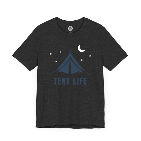 Camping Tent Life Unisex Short Sleeve Tee - Perfect for Nature Lovers