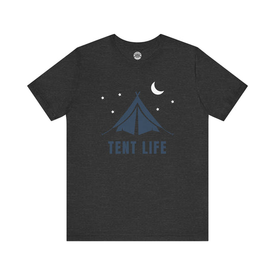 Camping Tent Life Unisex Short Sleeve Tee - Perfect for Nature Lovers