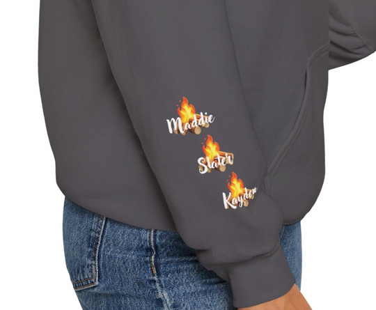 Personalized Dad's Campfire Crew Hoodie - Great Gift Idea
