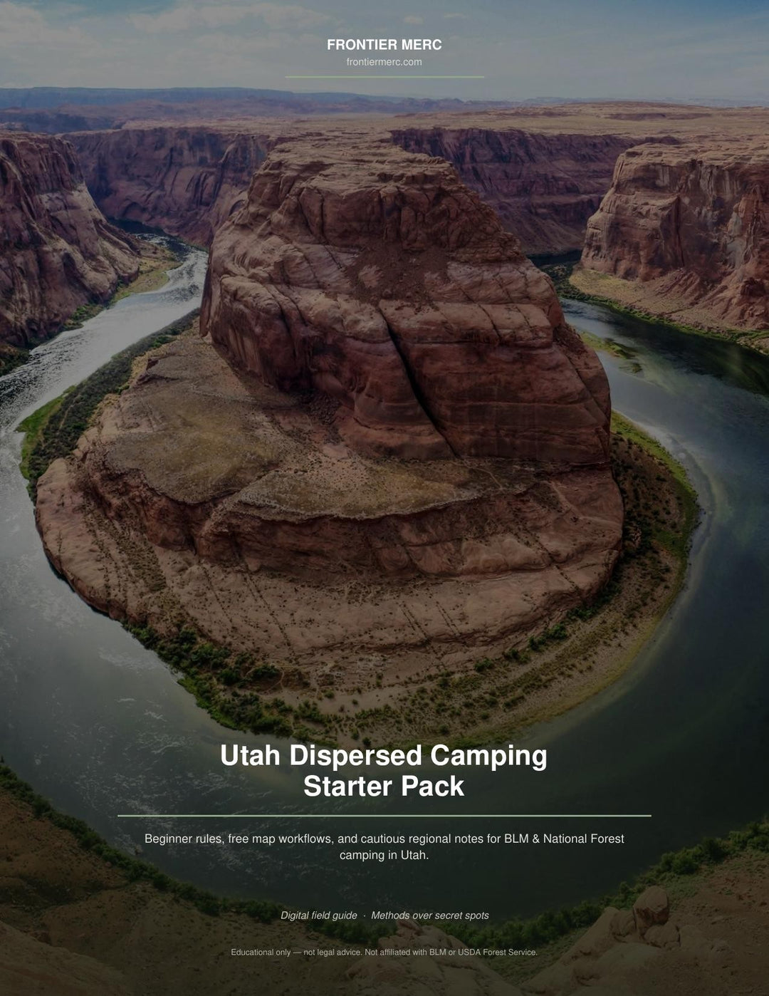 Utah Dispersed Camping Starter Pack cover