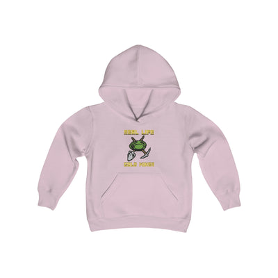 Real Life Gold Miner - Youth Heavy Blend Hooded Sweatshirt