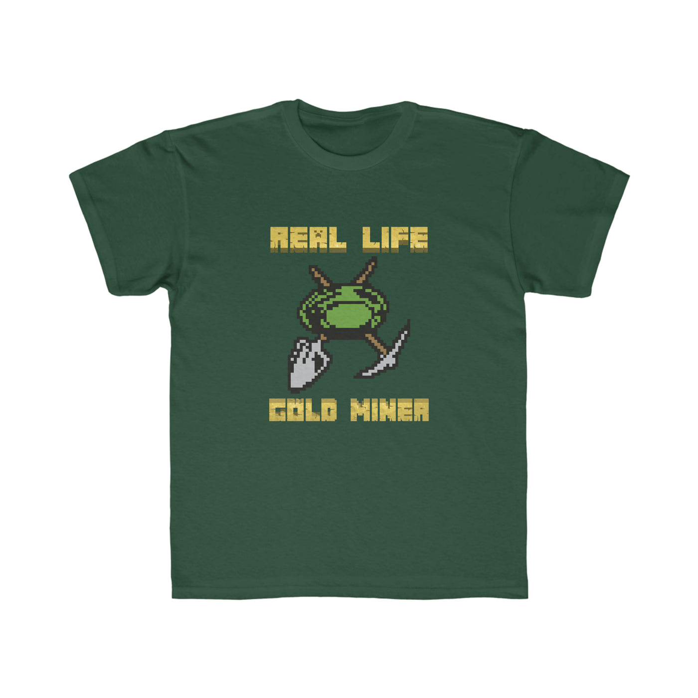 Real Life Gold Miner - Kids Regular Fit Tee