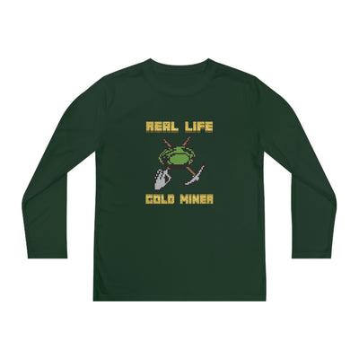 Real Life Gold Miner - Youth Long Sleeve Competitor Tee